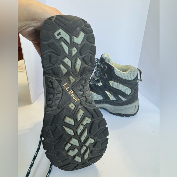L.L. Bean Blue and Gray Hiking Boots waterproof dri lex trail shoes women’s 9 - Picture 7 of 7